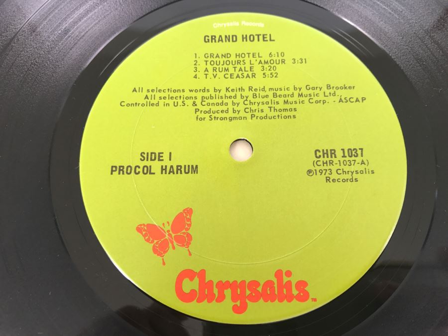 Procol Harum - Grand Hotel - Vinyl Record Album - Chrysalis CHR 1037 [Photo 4]