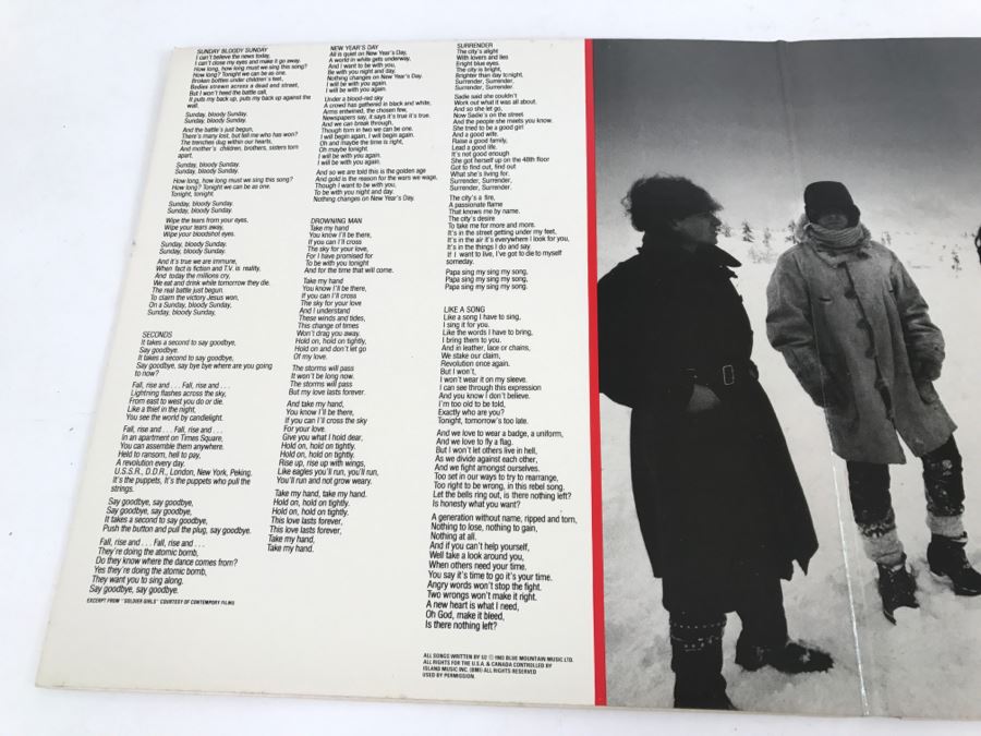  U2 ‎- War - Island Records ‎- 90067-1 [Photo 3]