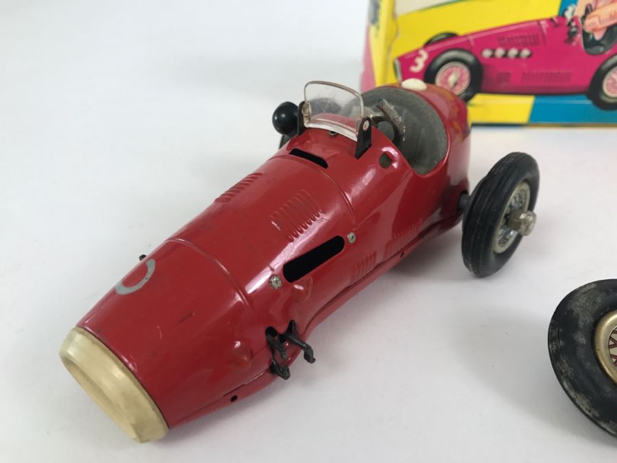 Schuco Grand Prix Racer 1070 Germany With Original Box And Manual - Front Wheel Axles Are Damaged [Photo 11]