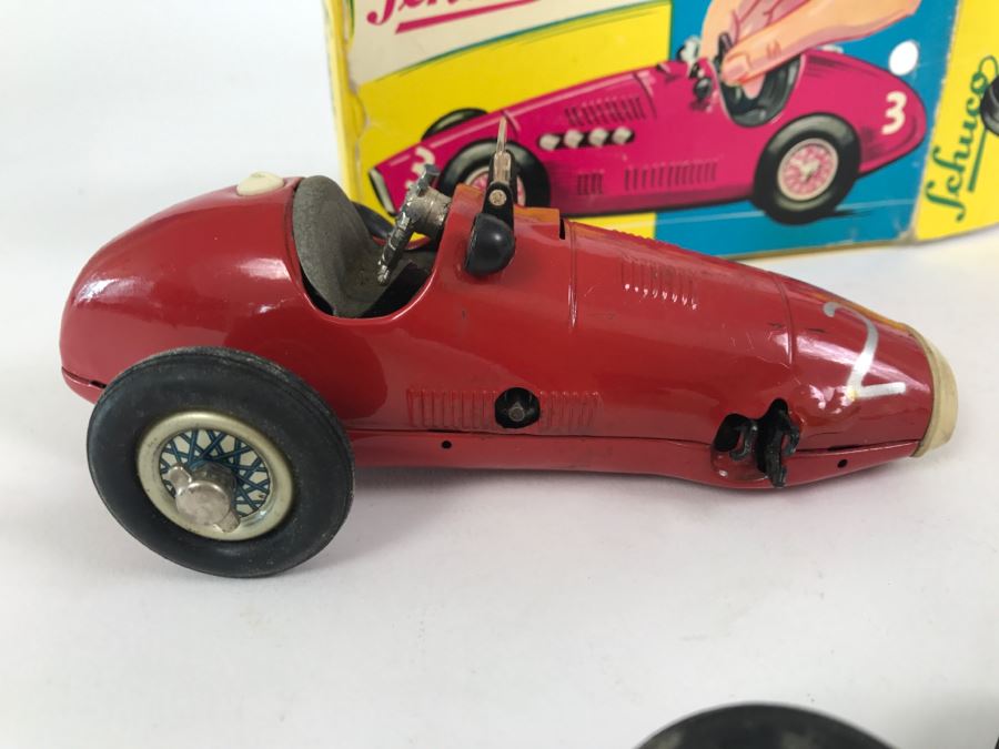 Schuco Grand Prix Racer 1070 Germany With Original Box And Manual - Front Wheel Axles Are Damaged [Photo 9]