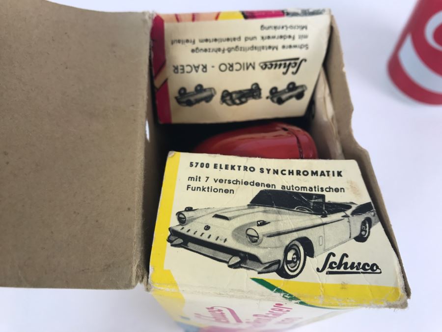 Schuco Grand Prix Racer 1070 Germany With Original Box And Manual - Front Wheel Axles Are Damaged [Photo 7]