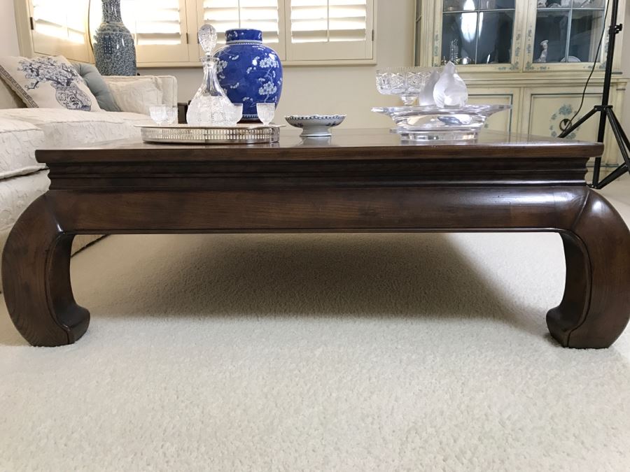 Square Chinoiserie Wooden Coffee Table [Photo 7]