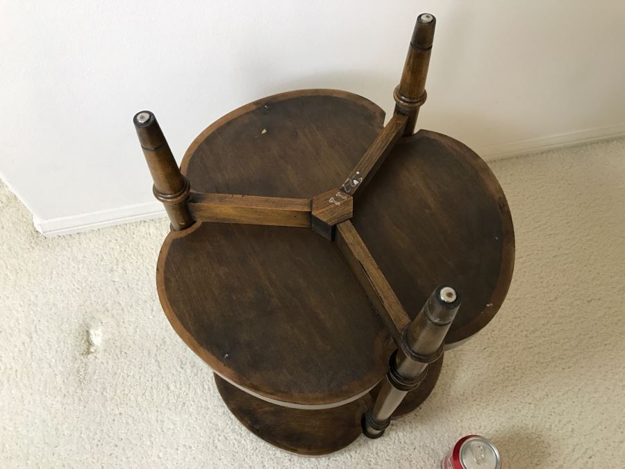 2-Tier Wooden Side Table [Photo 9]