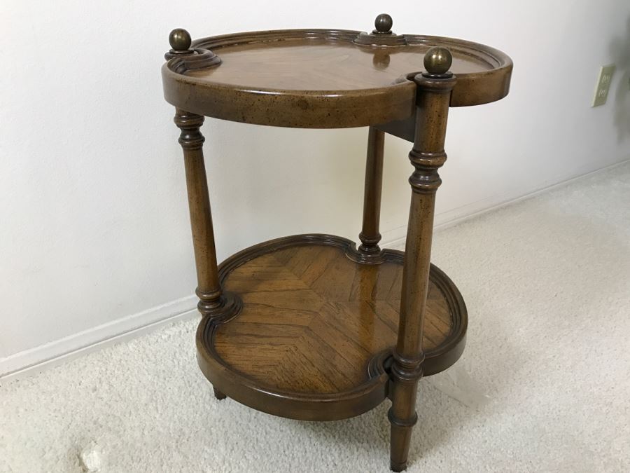 2-Tier Wooden Side Table [Photo 5]