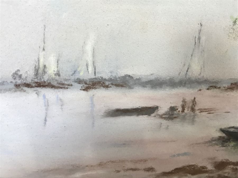 Antique 1894 Landscape Painting By F. M. Truesdell In Stunning Gilt Wood Frame [Photo 13]