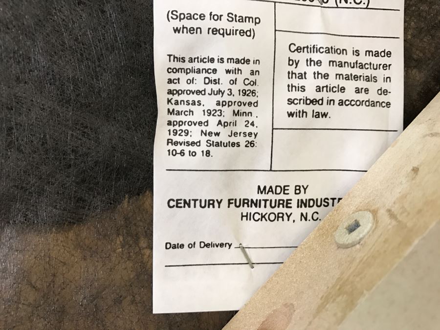 Beautiful Set Of 4 Century Furniture Blue And White Armchairs With Round Glass Top Pedestal Dining Table [Photo 7]