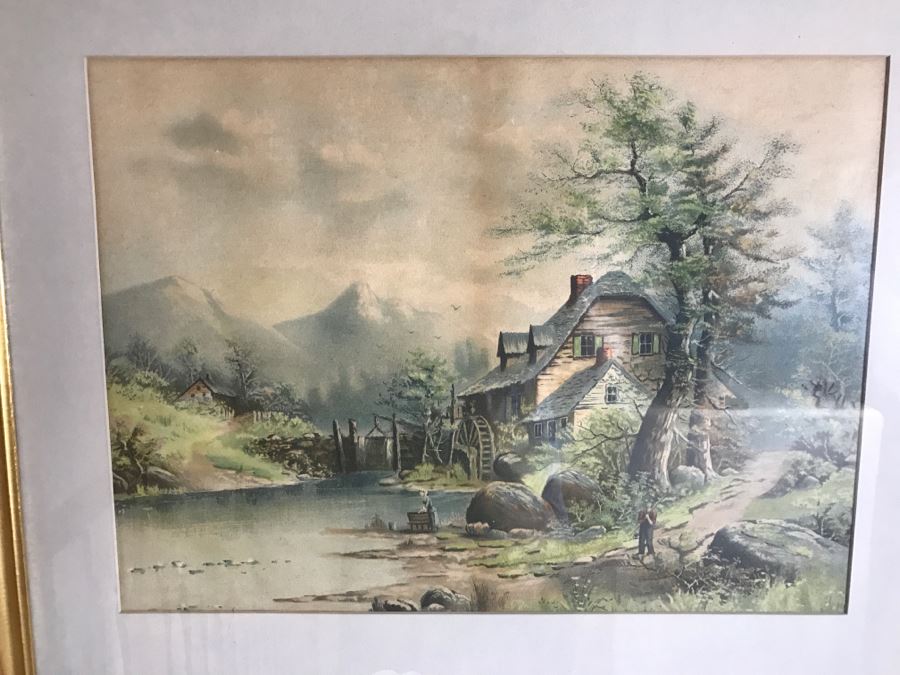 Framed Landscape Artwork [Photo 2]