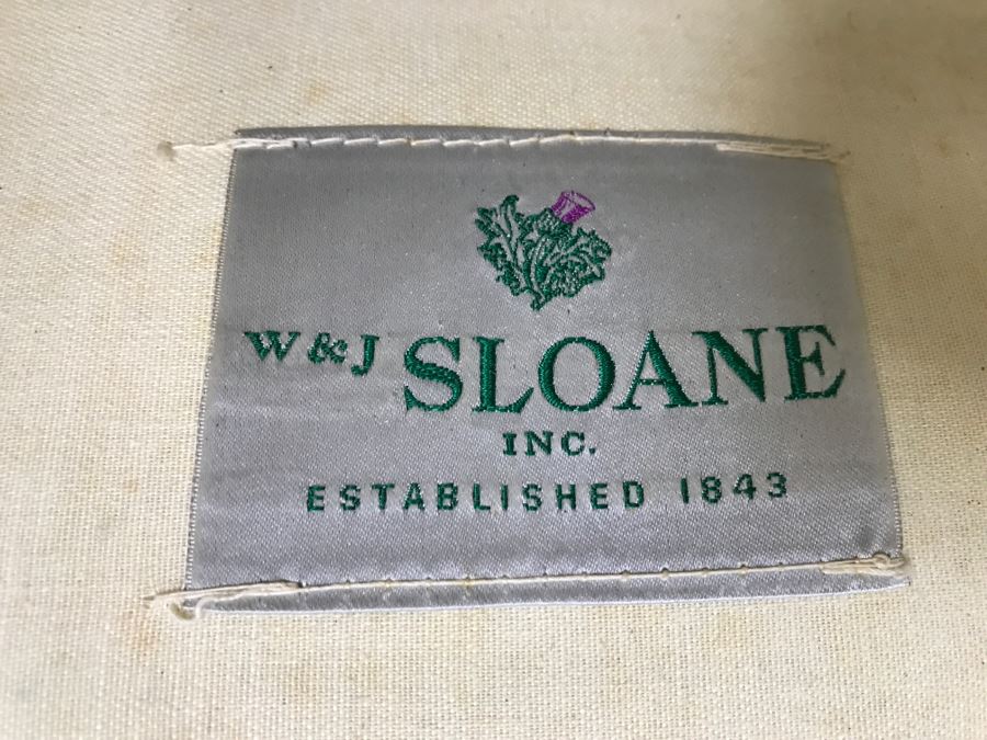 Stunning W & J Sloane Embroidered Wingback Armchair [Photo 7]