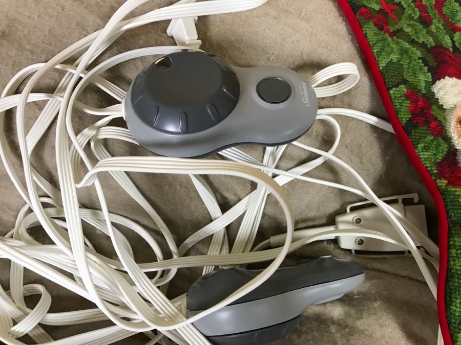 Nice Carved Wood Chinoiserie Cedar Lined Chest With Heating Blanket, Needlepoint Stockings And Other Items [Photo 24]