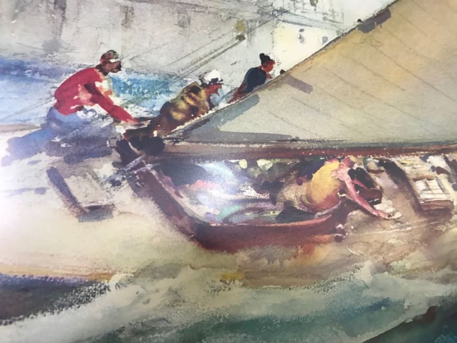 Framed Sailing Print 'A Good Breeze' By James M Sessions [Photo 10]