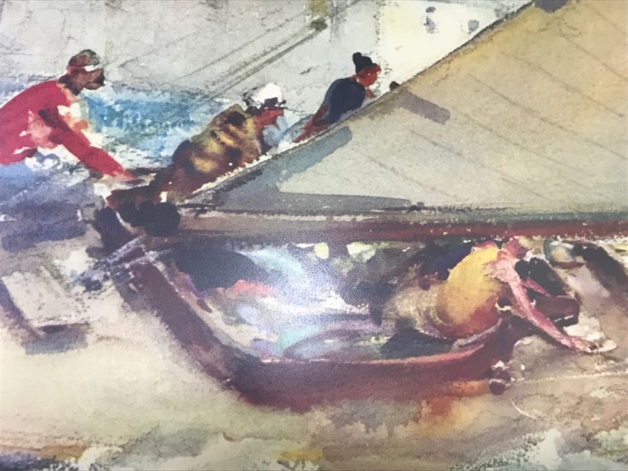 Framed Sailing Print 'A Good Breeze' By James M Sessions [Photo 11]