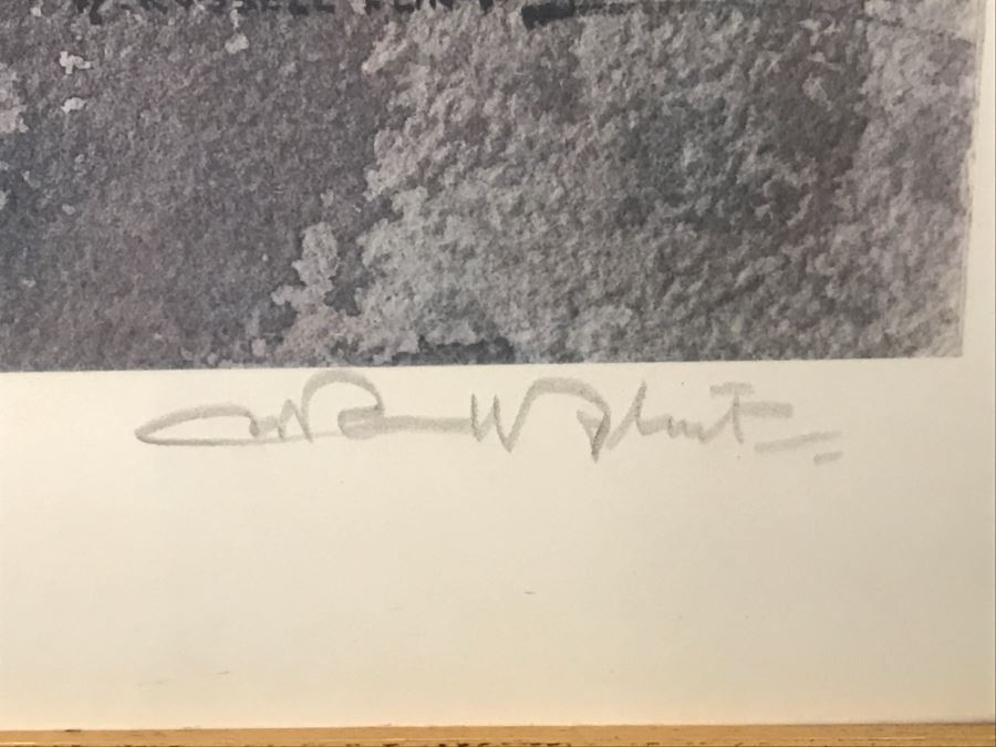 Nicely Framed Hand Signed Print Of Watercolor Featuring 3 Women By William Russell (Sir William) Flint (1880 - 1969) [Photo 8]