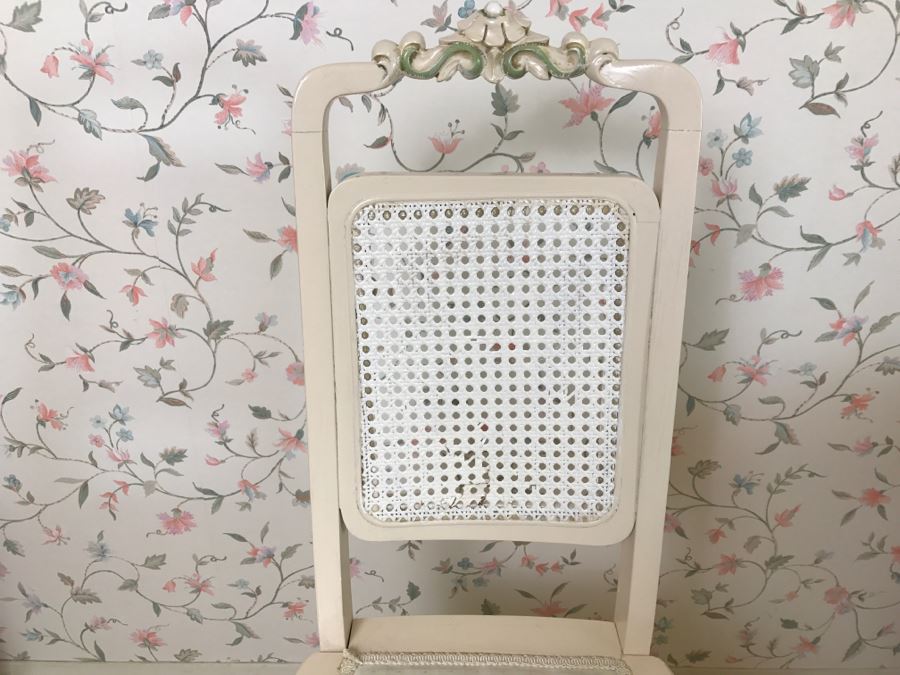 Cane Back French Provincial Chair (Note Cane Needs Repair) [Photo 3]