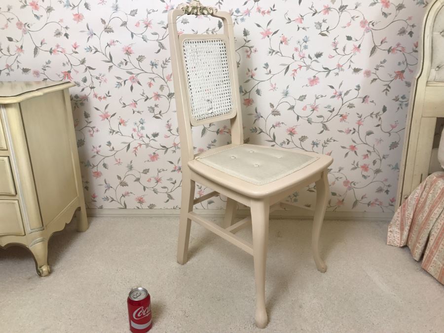 Cane Back French Provincial Chair (Note Cane Needs Repair) [Photo 6]