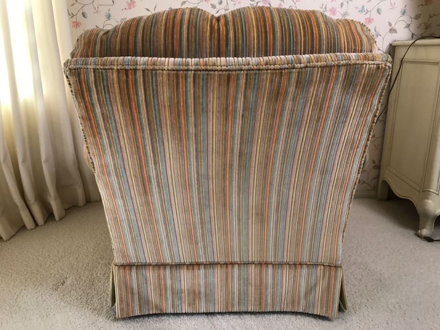 Nice Upholstered Armchair With Ottoman (Just Added Ottoman) [Photo 8]