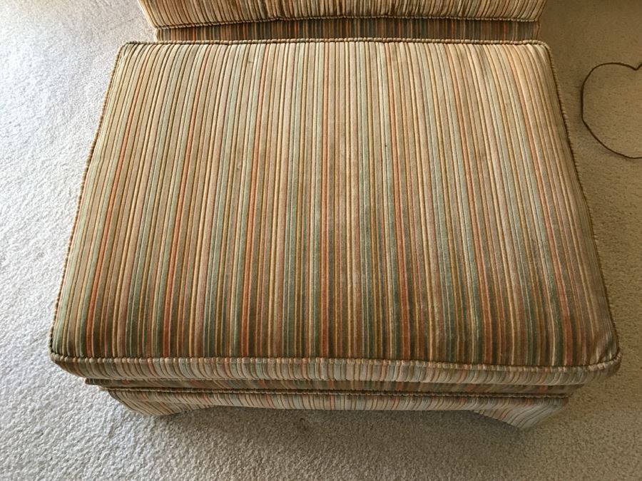 Nice Upholstered Armchair With Ottoman (Just Added Ottoman) [Photo 11]