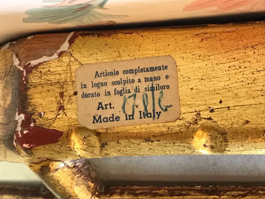 Stunning Gilt Wood Italian Designer Wall Mirror [Photo 2]