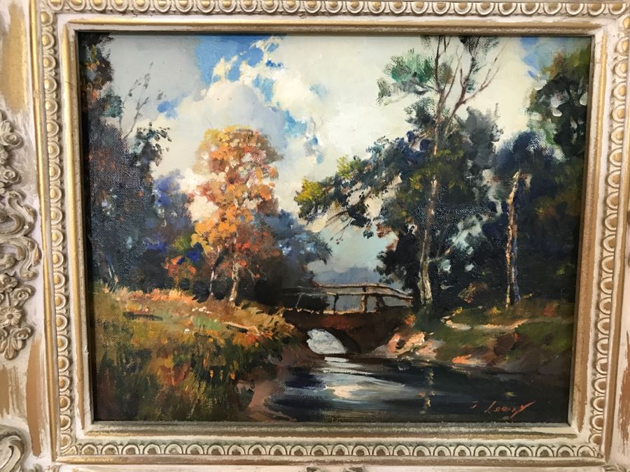 Original Oil Plein Air Oil Painting By John Lavery? In Stunning Wooden Frame [Photo 1]
