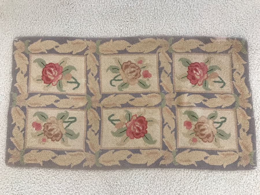 Small Needlepoint Floor Mat [Photo 6]