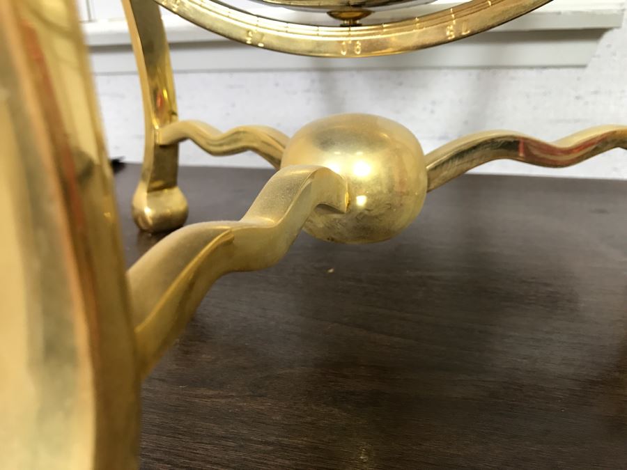 Gemstone World Globe With Brass Stand [Photo 4]