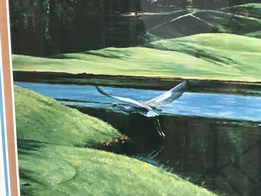 Framed Signed Golf Print By Adriano Manocchia Limited Edition 263 Of 950 [Photo 7]