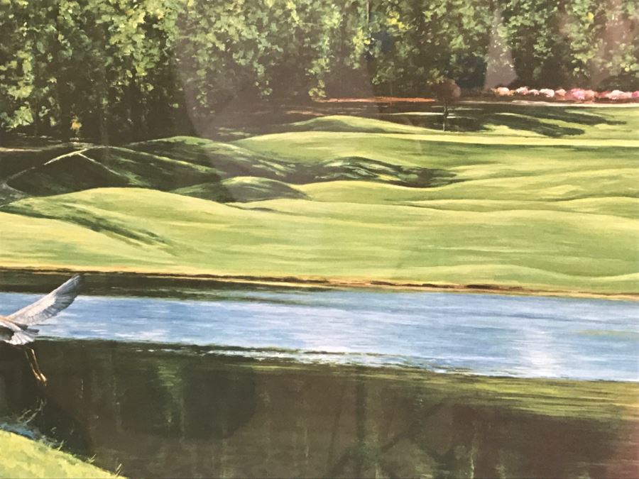 Framed Signed Golf Print By Adriano Manocchia Limited Edition 263 Of 950 [Photo 8]