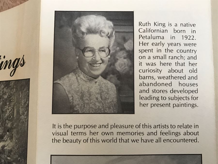 Framed Original Oil Painting Titled 'Spring's Fancy Dress' By Ruth M. King [Photo 14]