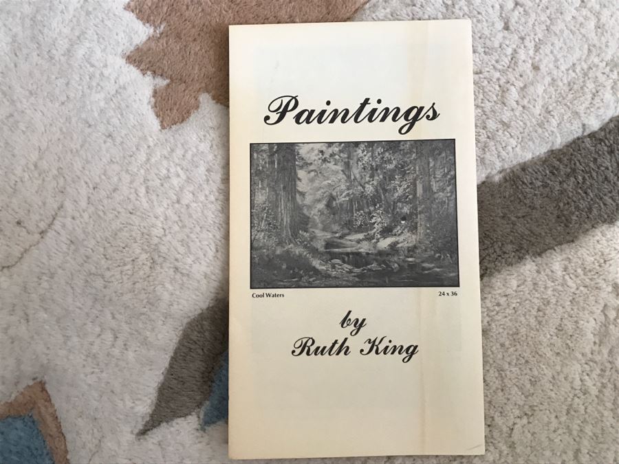 Framed Original Oil Painting Titled 'Spring's Fancy Dress' By Ruth M. King [Photo 12]