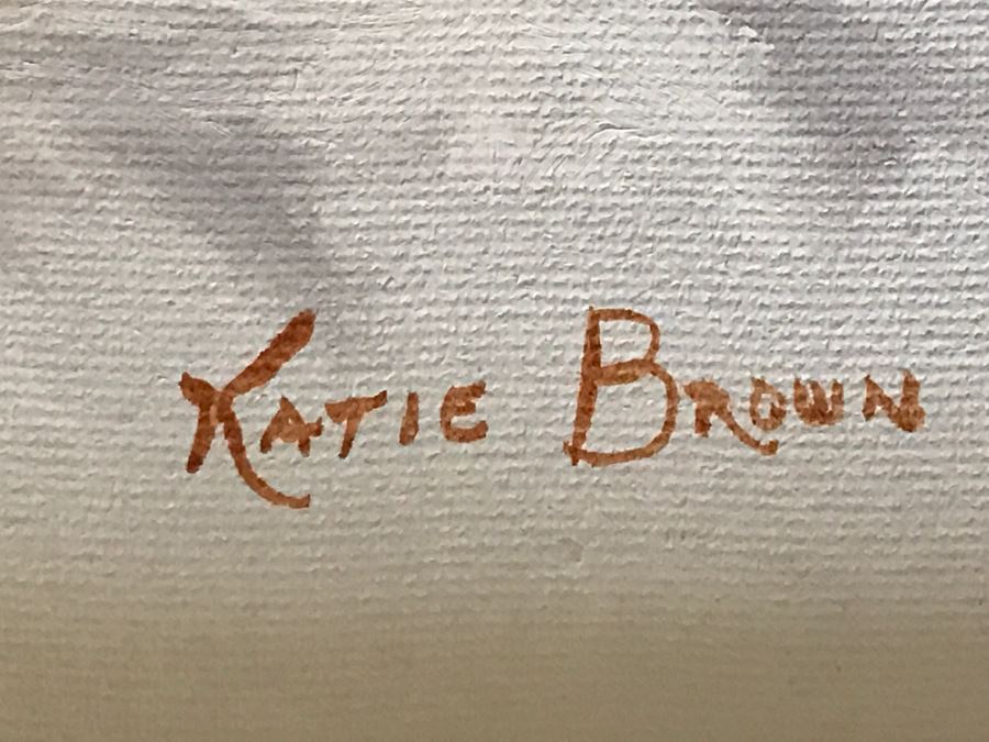 Framed Original Oil Painting Of Rabbit By Katie Brown [Photo 5]