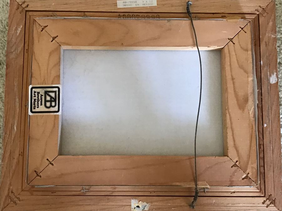 Framed Original Oil Painting Of Pig By Katie Brown [Photo 7]