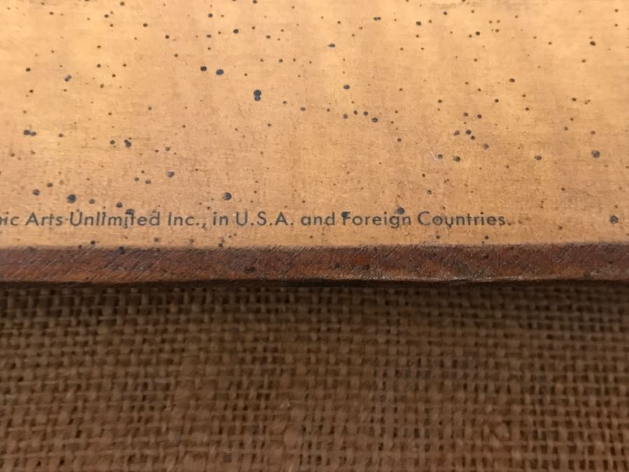 Vintage Ring Neck Pheasant Picture Clock By Arts Primarliy Co [Photo 8]