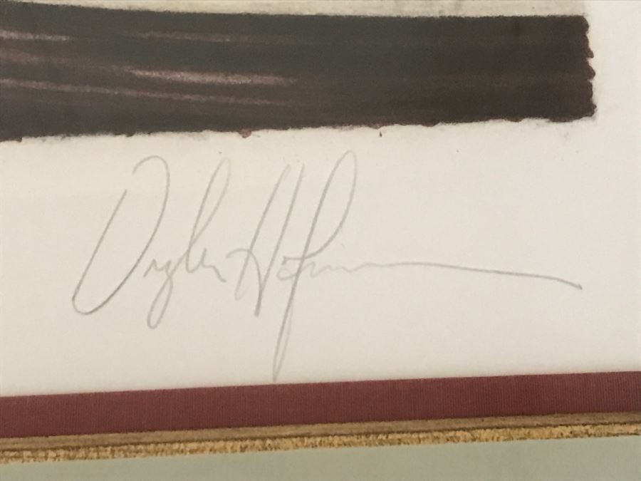 Douglas Hofmann Nude 'Pink Flowers' Hand-Signed Lithograph Print 1988 29 Of 200 [Photo 9]