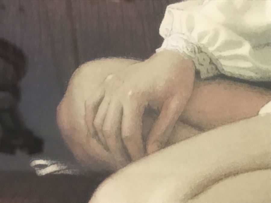 Douglas Hofmann Nude 'Pink Flowers' Hand-Signed Lithograph Print 1988 29 Of 200 [Photo 8]