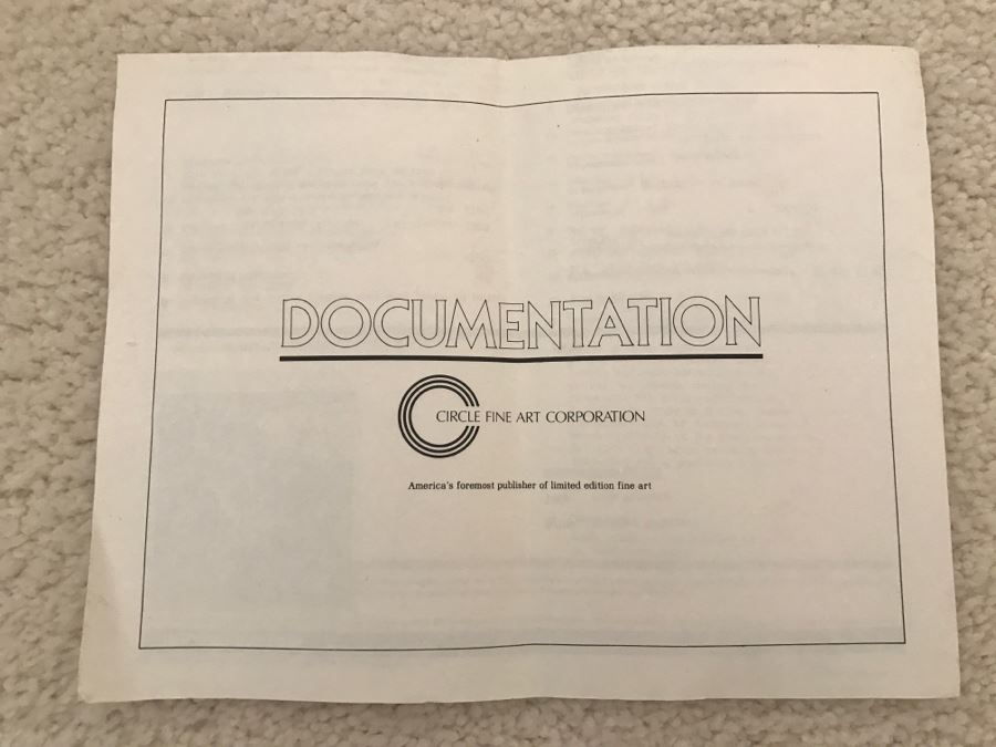 Douglas Hofmann Nude 'Pink Flowers' Hand-Signed Lithograph Print 1988 29 Of 200 [Photo 12]