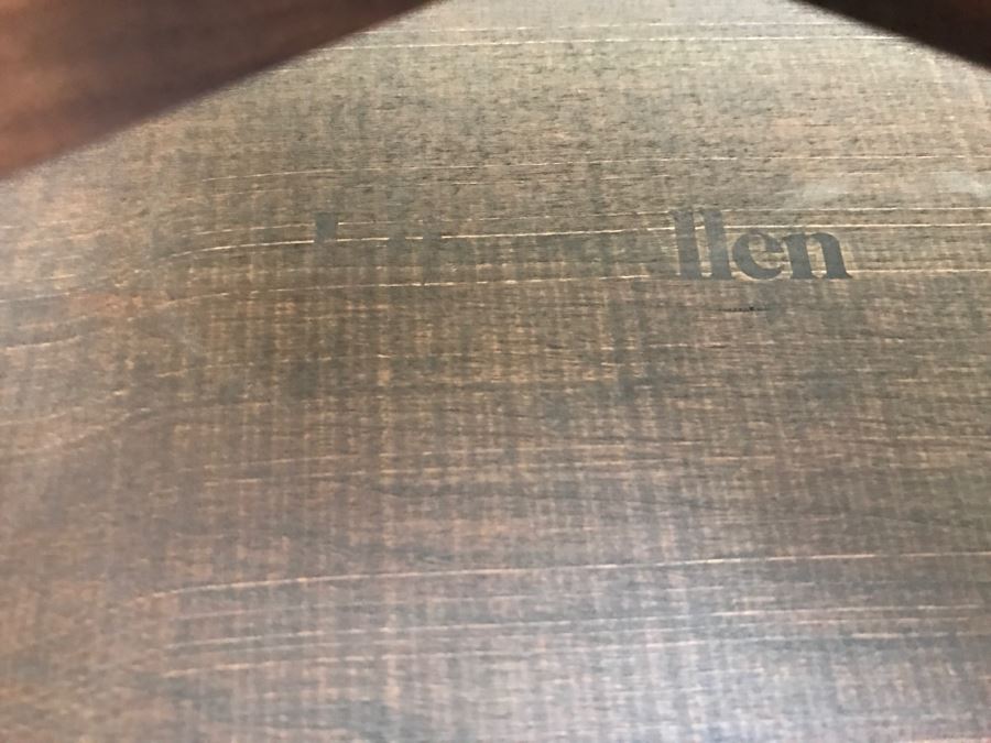 Ethan Allen Wooden Magazine Rack On Casters [Photo 6]