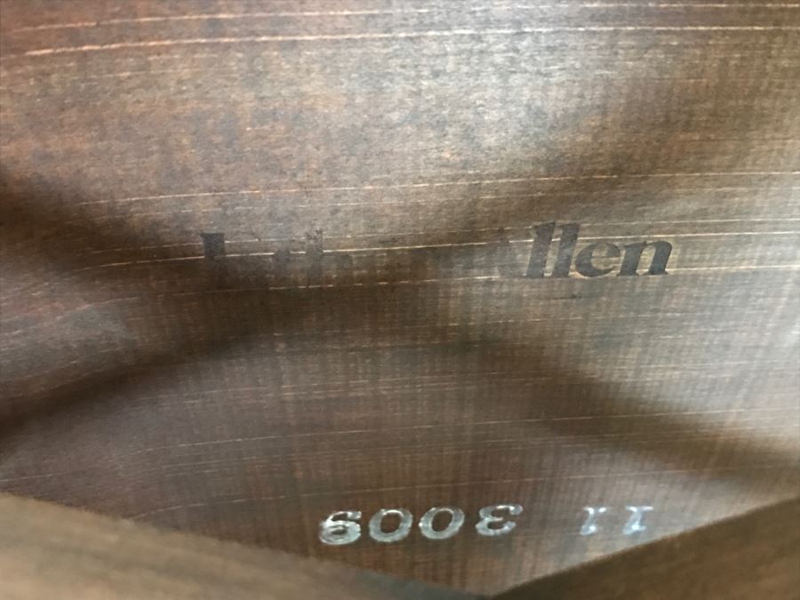 Ethan Allen Wooden Magazine Rack On Casters [Photo 7]