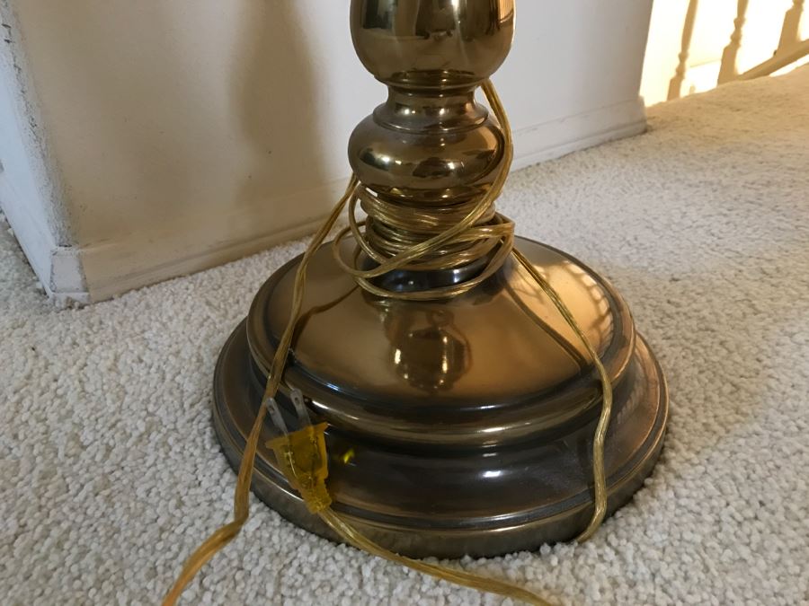 Brass Floor Lamp With Shade [Photo 4]
