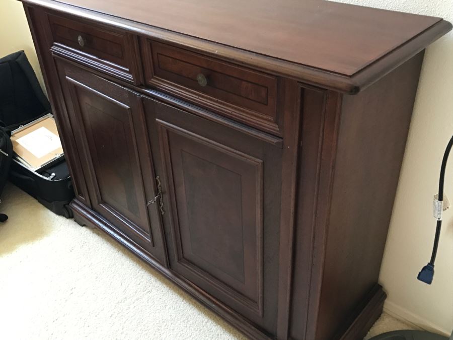 Wooden Cabinet With Two Drawers [Photo 4]