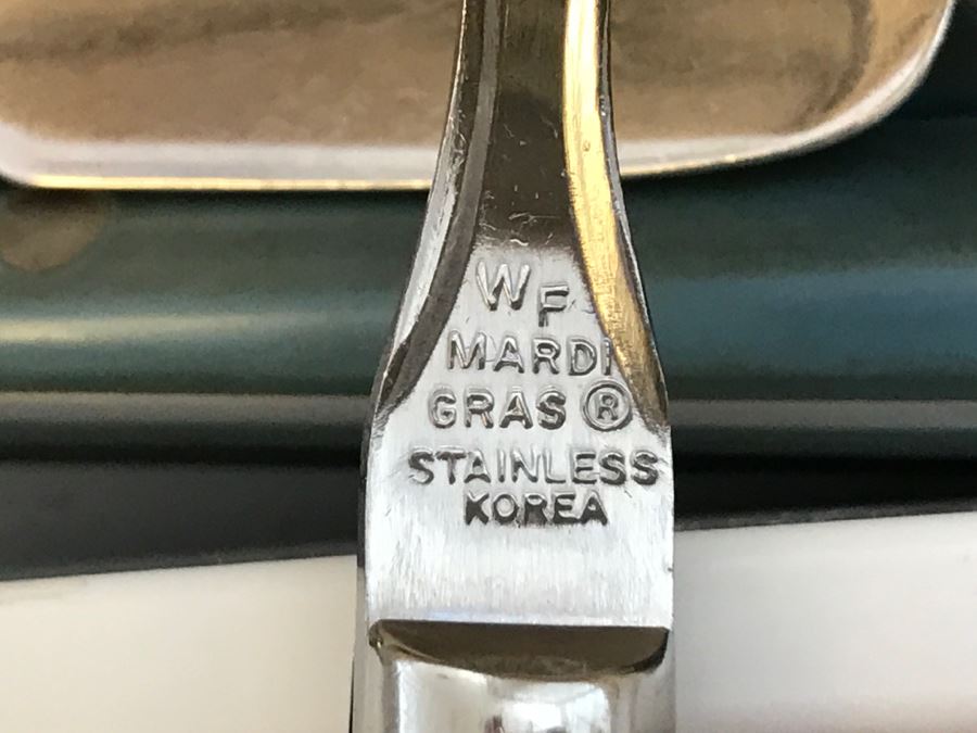 W F Washington Forge Mardi Gras Flatware With Several Serving Pieces Including A.F. Towle & Son [Photo 7]