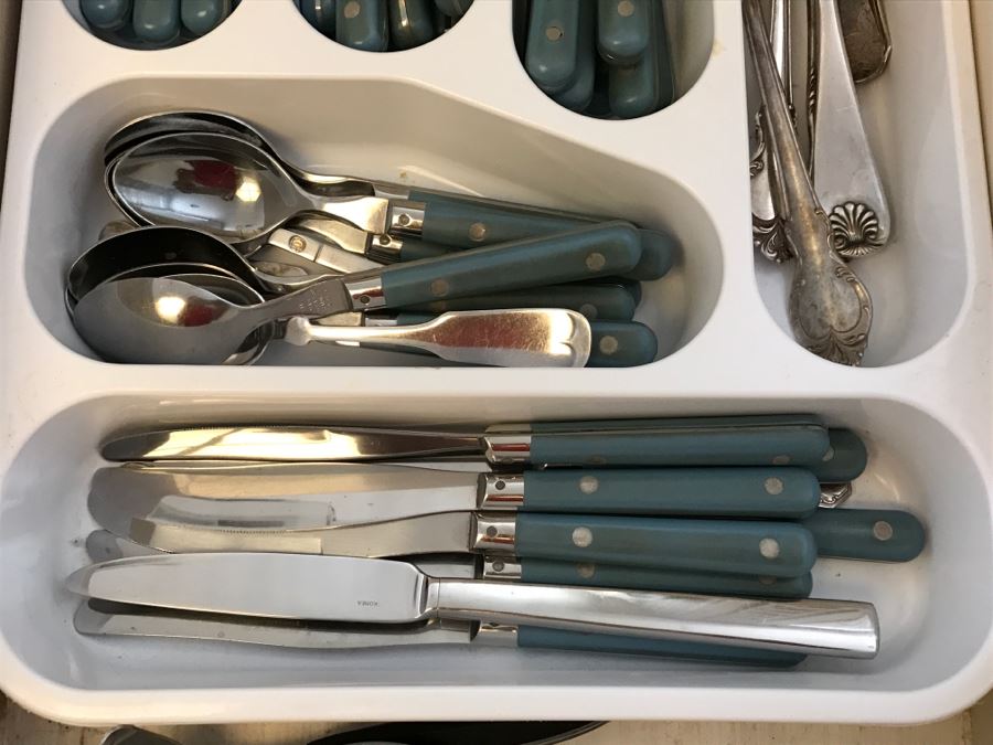 W F Washington Forge Mardi Gras Flatware With Several Serving Pieces Including A.F. Towle & Son [Photo 5]