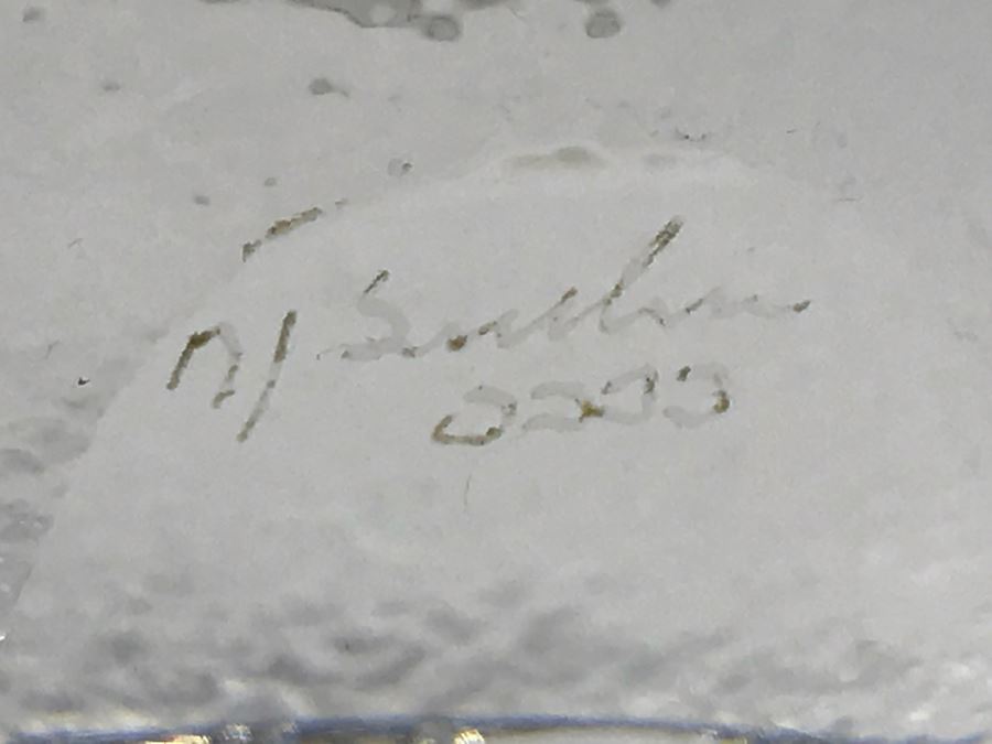 Set Of 3 Mats Jonasson Lead Crystal Glass Animal Figurine Paperweights Handmade In Sweden Individually Etched Signed [Photo 16]