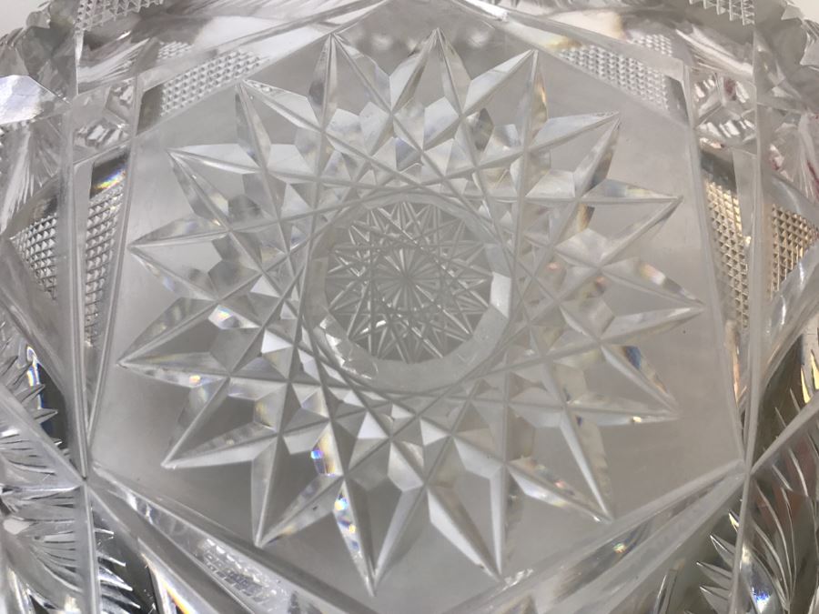 Set Of 3 Detailed Cut Crystal Bowls [Photo 19]