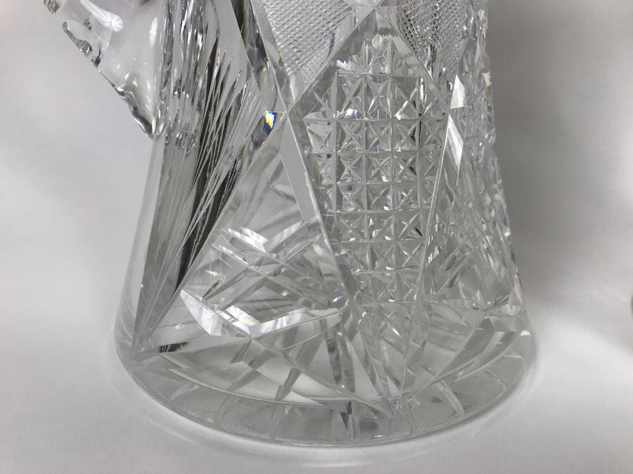 Heavy Cut Crystal Pitchers, Vase And Decanter [Photo 8]