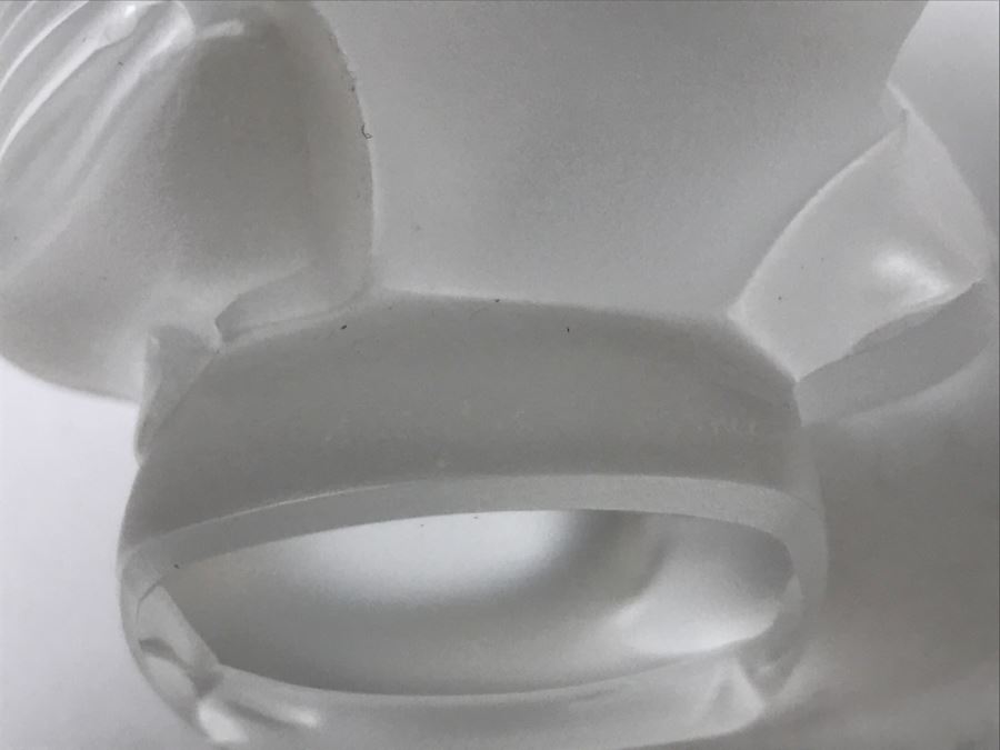 Lalique Crystal Bird Figurine France Hand Signed Etched [Photo 7]