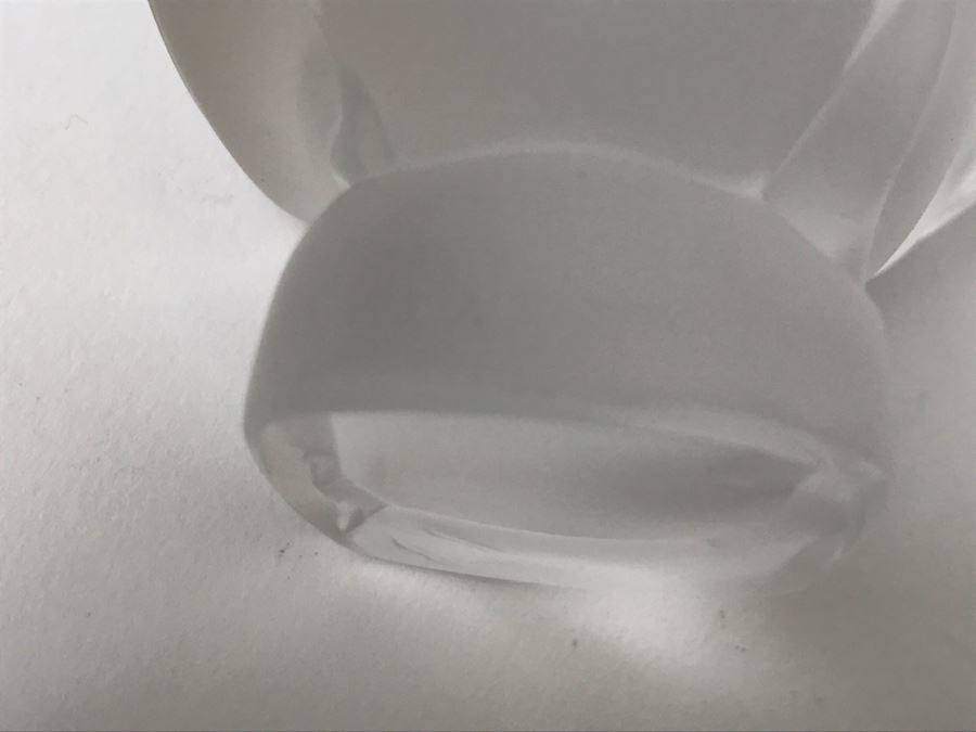 Lalique Crystal Bird Figurine France Hand Signed Etched [Photo 7]