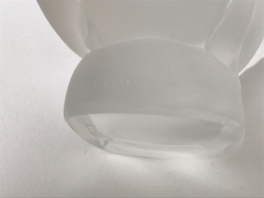 Lalique Crystal Bird Figurine France Hand Signed Etched [Photo 8]