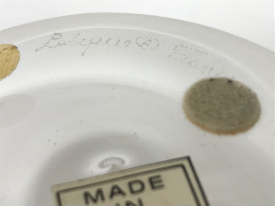 Lalique Frosted Crystal France GRAND POMME Large Apple Perfume Bottle 6' Tall [Photo 11]