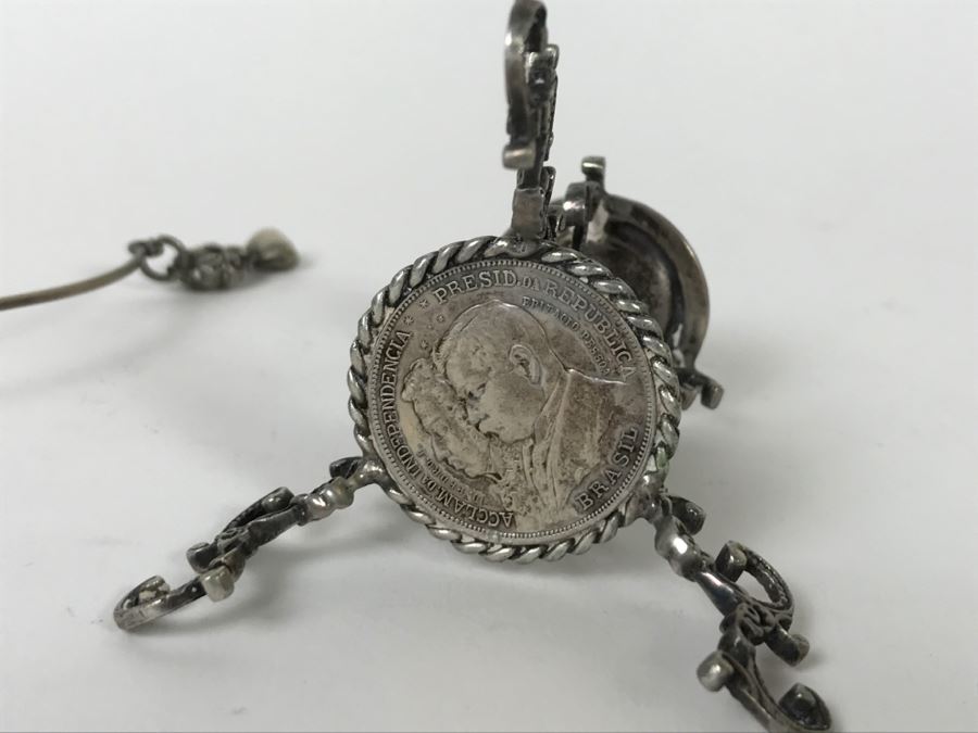 Metal Balancing Figurine With Brasil Coin [Photo 8]