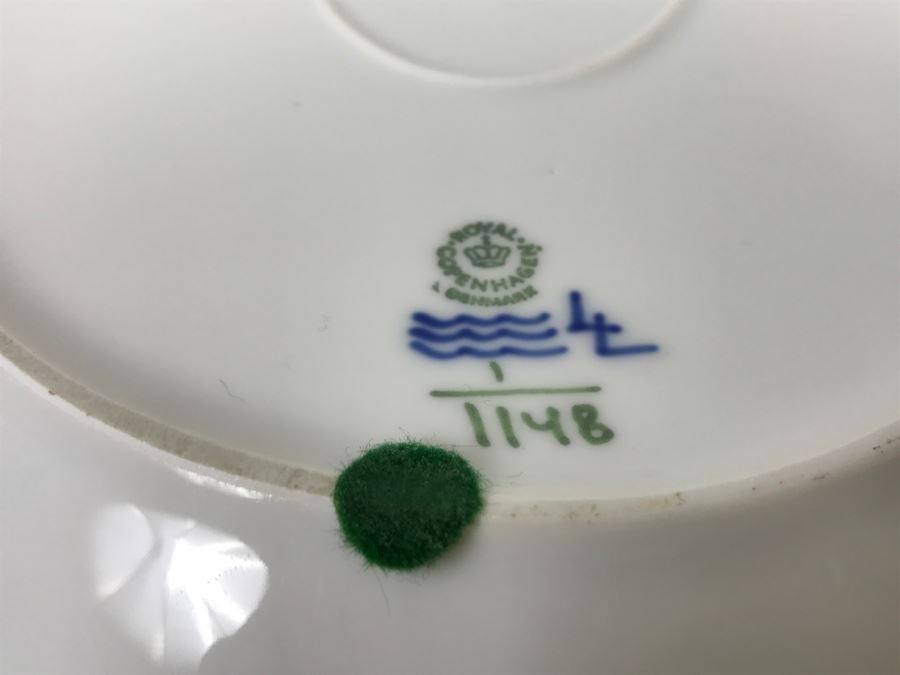 Royal Copenhagen Blue And White Soup Tureen With Tray Denmark [Photo 6]