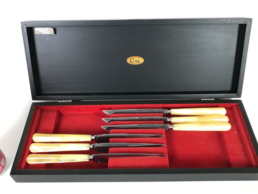 CASE XX Stainless Steel Steak Knife Set In Original Box [Photo 3]